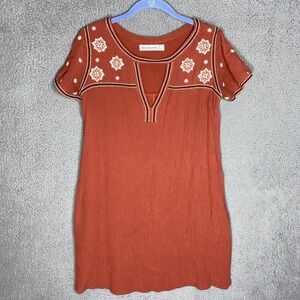 Abercrombie & Fitch Women's Sz S Embroidered Pocket A-Line Shift Tunic Dress